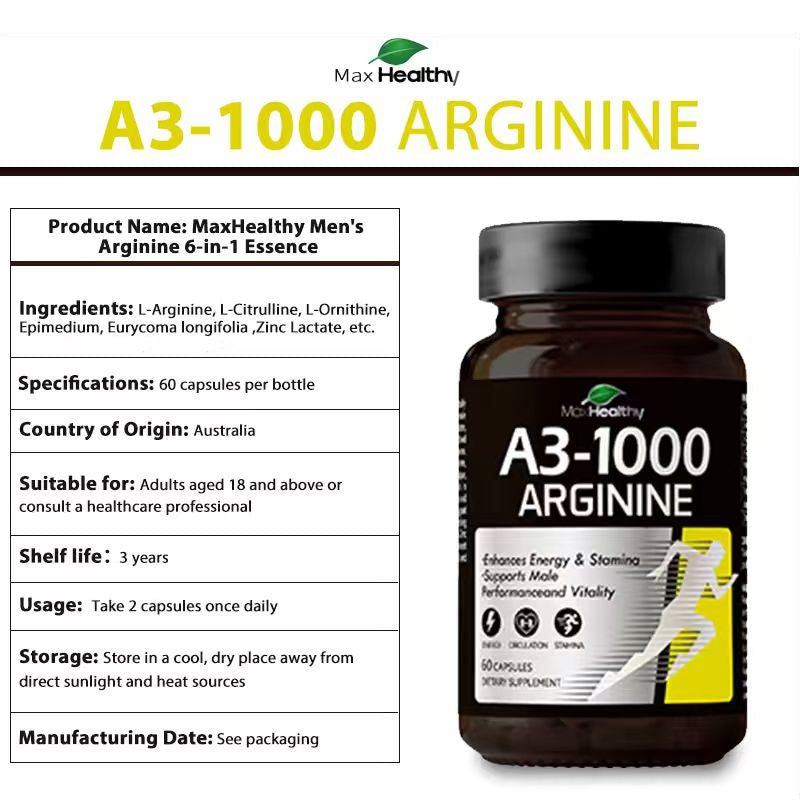 MaxHealthy-A3-1000 ARGININE