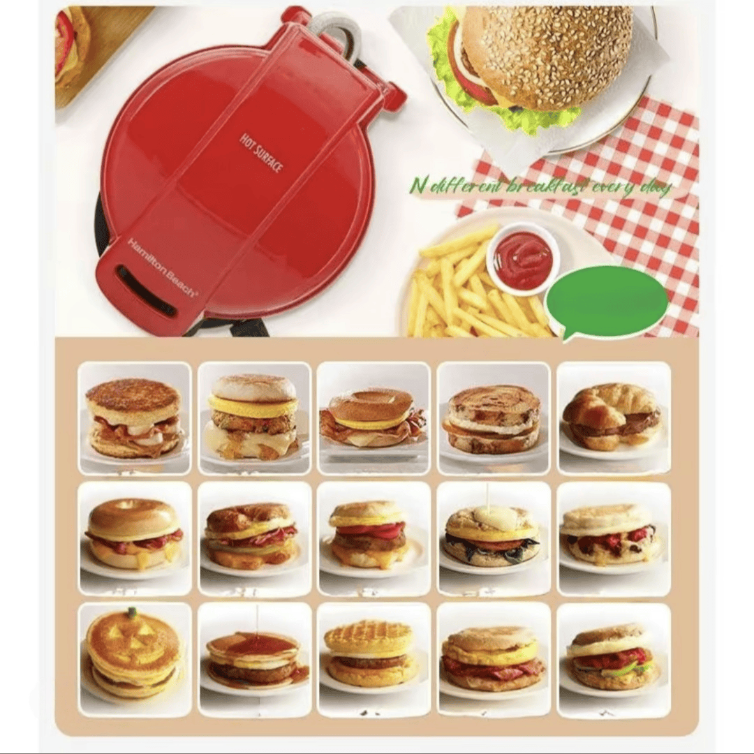 Multifunctional burger machine